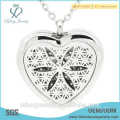 Art und Weiseart 30mm * 30mm Herzformduftstoff locket kundengebundene locket Halskette